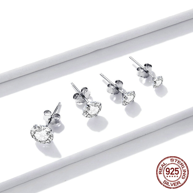 Cubic Zirconia Stud Earrings