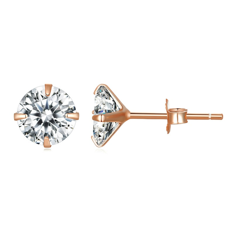 Cubic Zirconia Stud Earrings