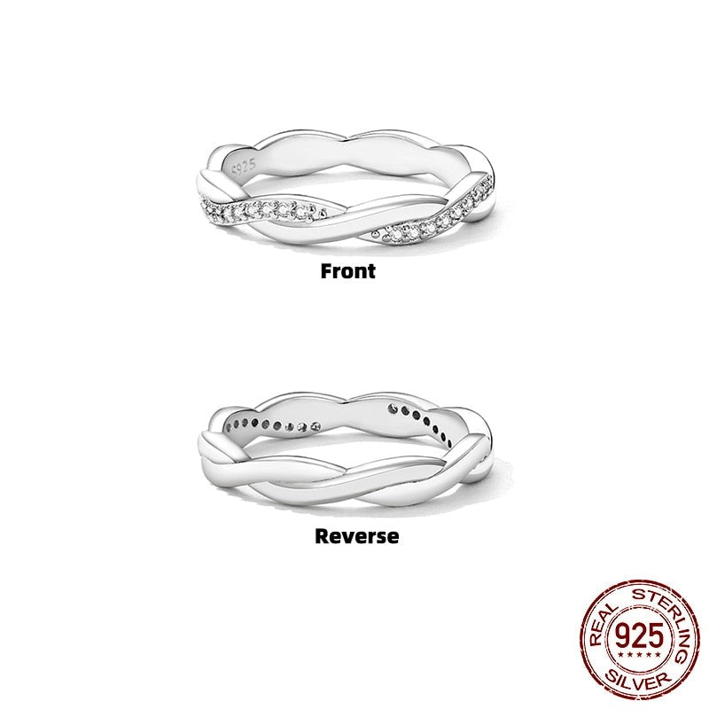 Elegant Twisted Ring