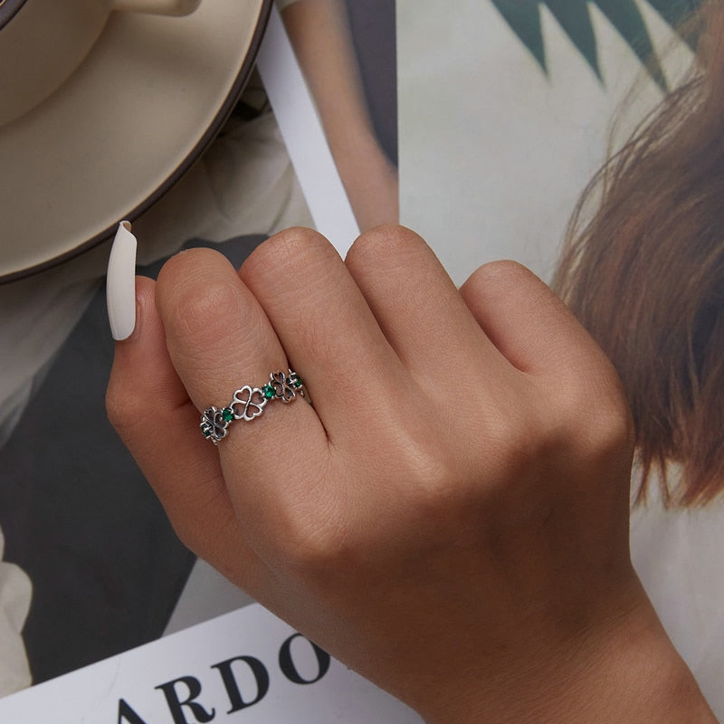 Four Leaf Clover Ring