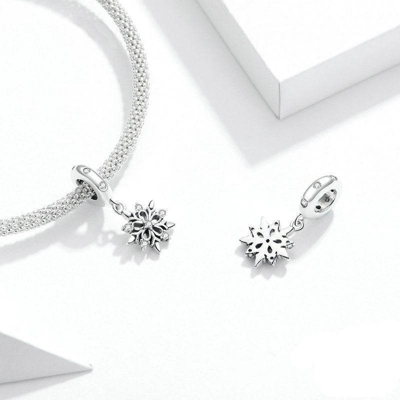 Sparkling Snowflake Charm