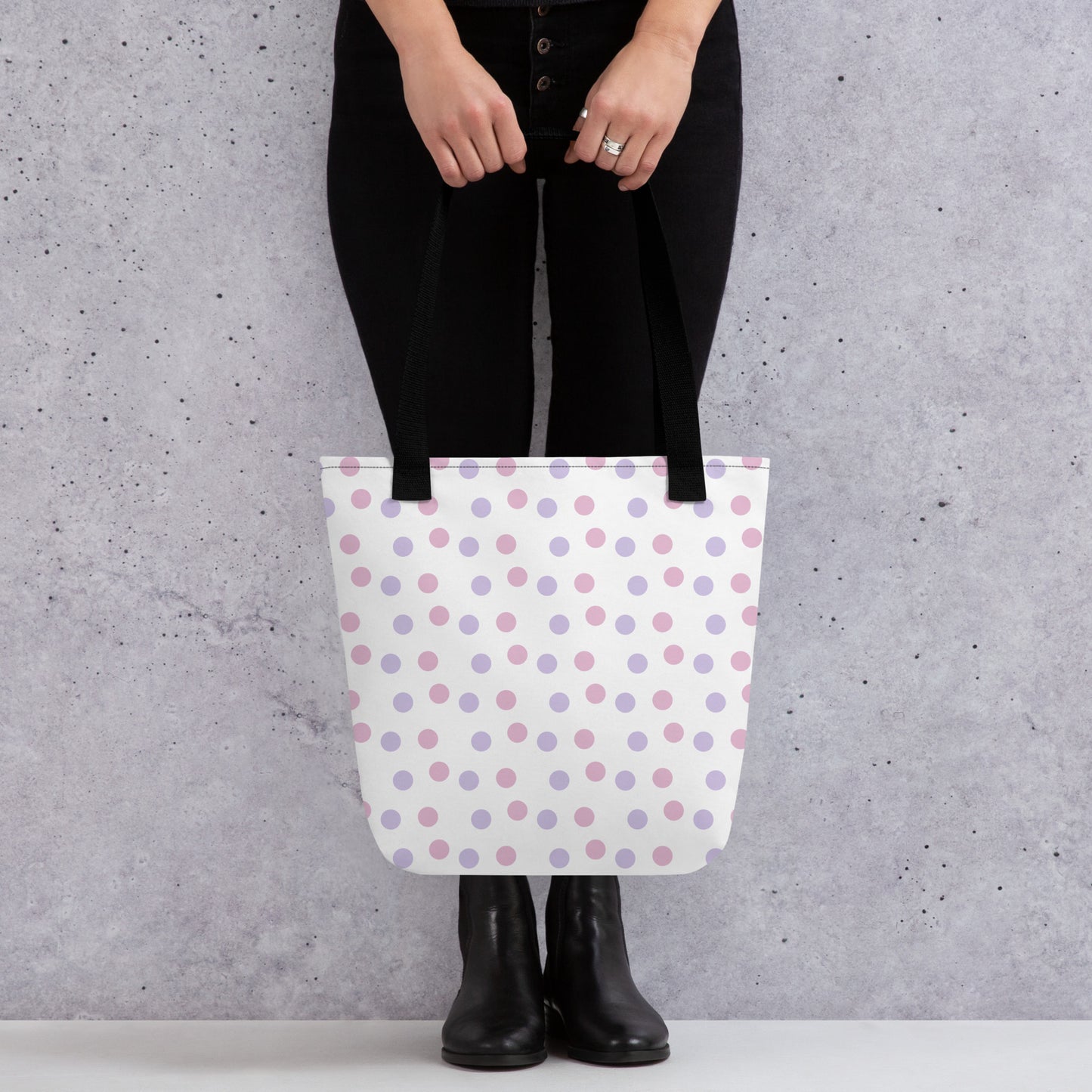 Polka Dot Tote Bag