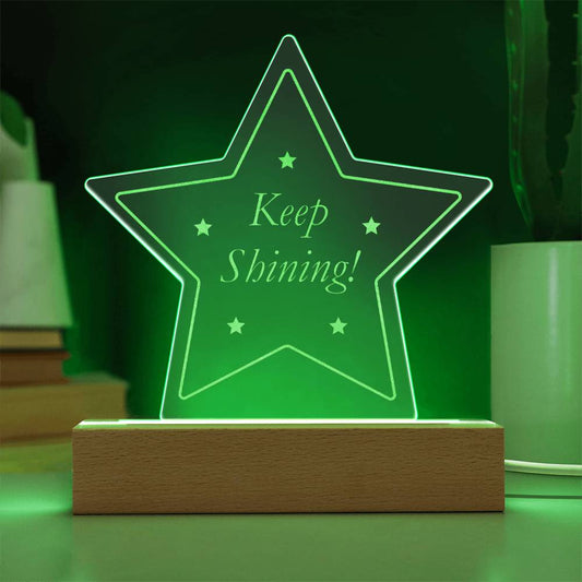 Keep Shining Star Plaque