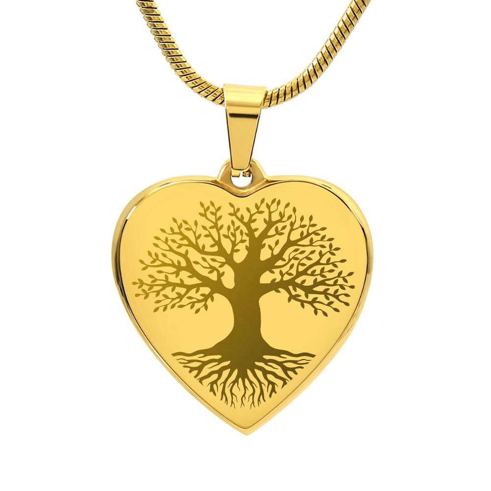 Heart Tree of Life Necklace