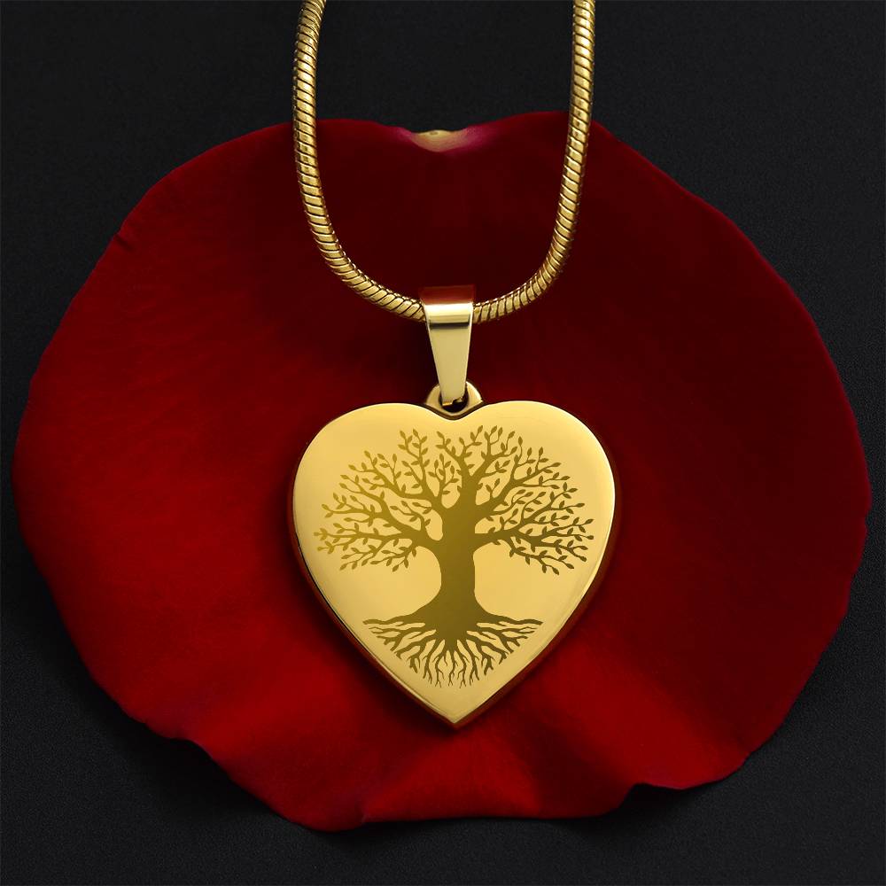 Heart Tree of Life Necklace