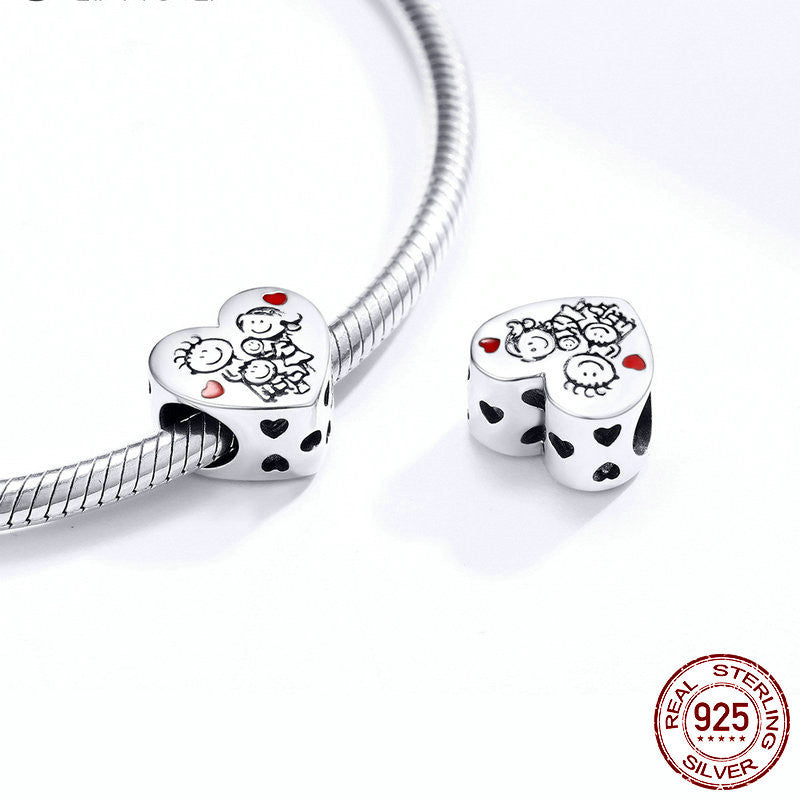 Loving Family Heart Charm