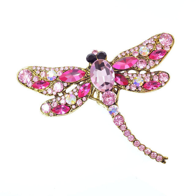 Elegant Dragonfly Brooch