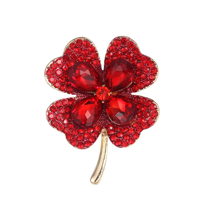 Stunning Clover Brooch