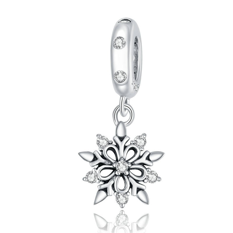 Sparkling Snowflake Charm