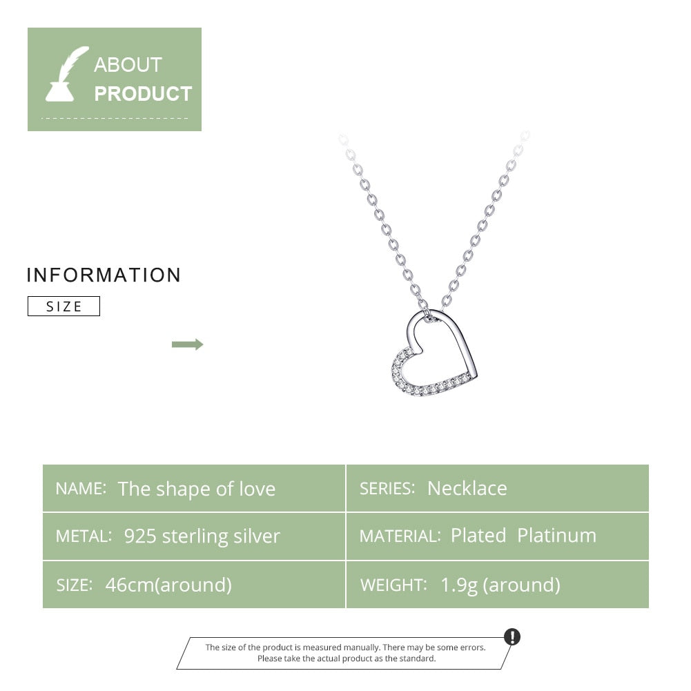 Beautiful Love Heart Pendant Necklace