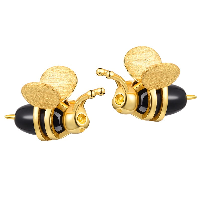 Honey Bee Stud Earrings