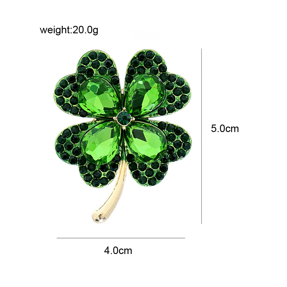 Stunning Clover Brooch