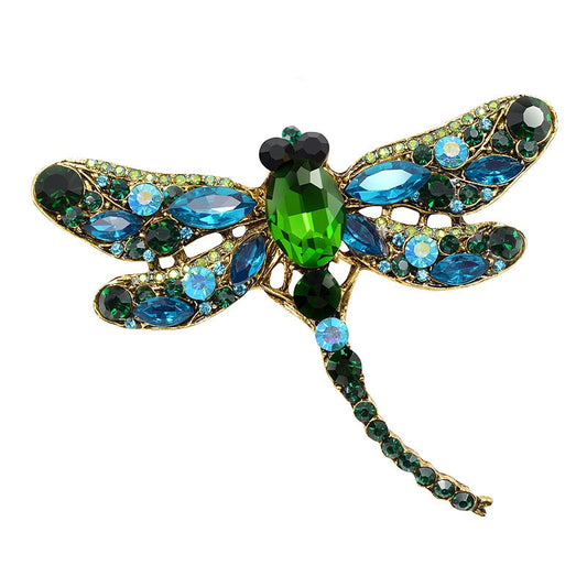 Elegant Dragonfly Brooch