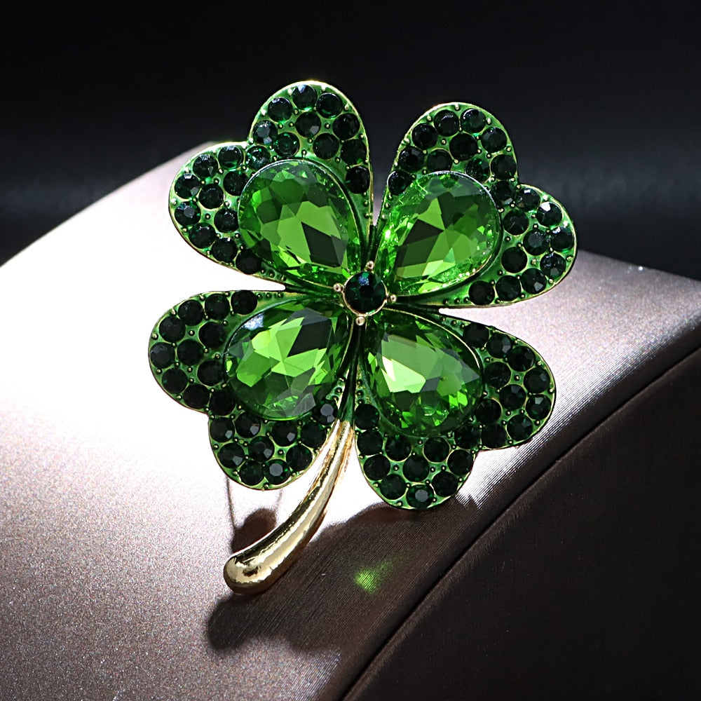 Stunning Clover Brooch