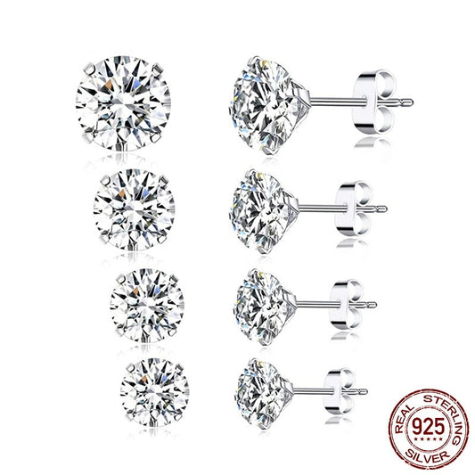 Cubic Zirconia Stud Earrings