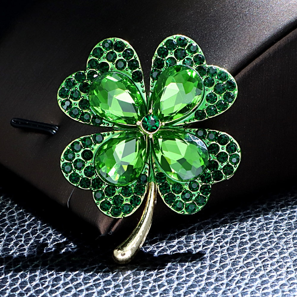 Stunning Clover Brooch