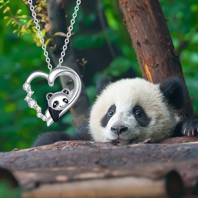 Cute Baby Panda Necklace